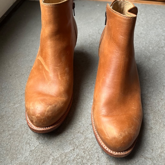 ADELANTE - Tan Leather Boots - Picture 5 of 8